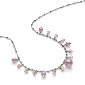 Collana in Argento con cristalli